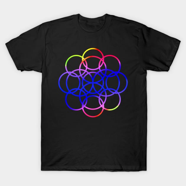 Circle geometry art T-Shirt by Aldebaran